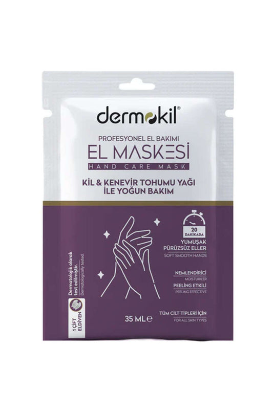 Dermokil Clay Mask - Intensive Care with Clay & Hemp Seed Oil - 35 ml