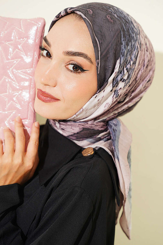 Écharpe Ayda En Bambou À Motifs Couleur Beige