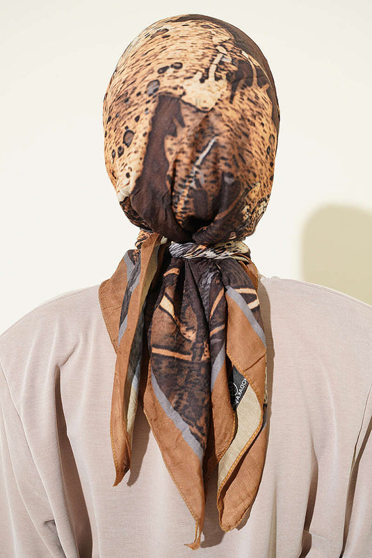Pañuelo Ayda De Bambu Con Estampado Safran