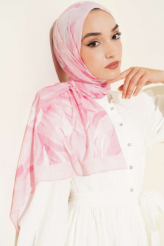 Desenli Bambu Kraş Pembe Serisi Asorti 2