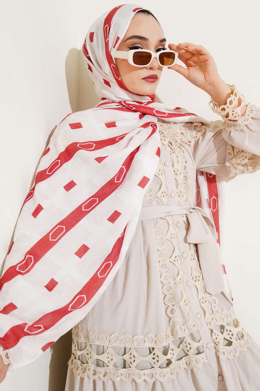 بلاط شال كراش من الخيزران المنقوش