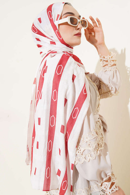 بلاط شال كراش من الخيزران المنقوش