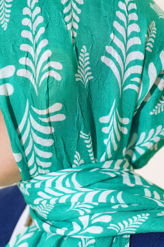 Patterned Bamboo Scarf Benetton