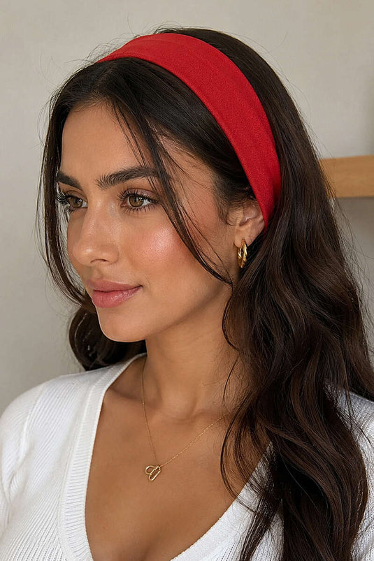 Desenli Bandana Nar Çiçeği