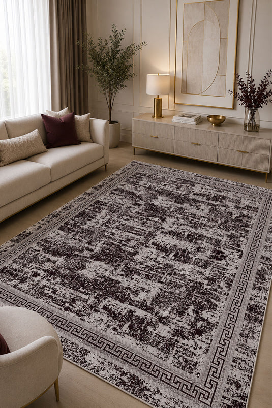 Kilim double face con motivo -129