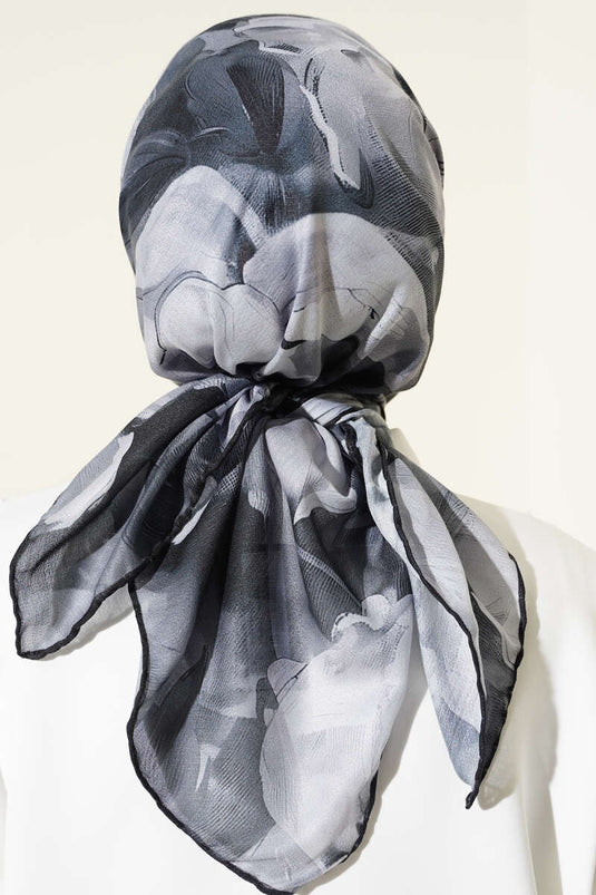 مجموعة أوشحة ديمور السوداء المزخرفة 4