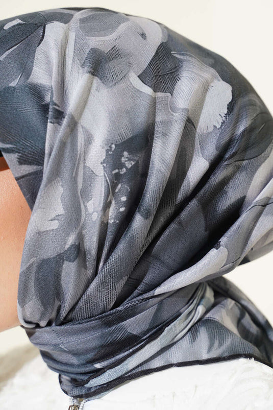 مجموعة أوشحة ديمور السوداء المزخرفة 4