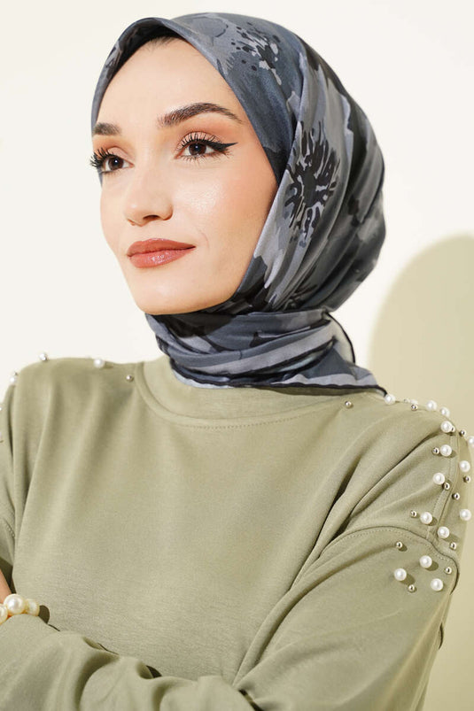 مجموعة أوشحة ديمور السوداء المزخرفة 9