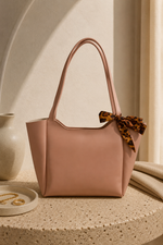 Sac À Main Et Épaule À Motif Avec Foulard En Poudré