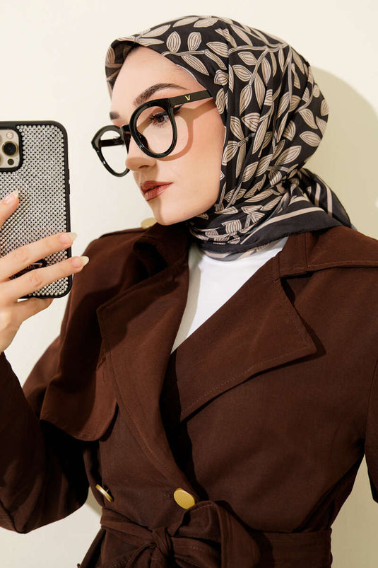 Assortiment de 4 foulards à motifs Latte Series