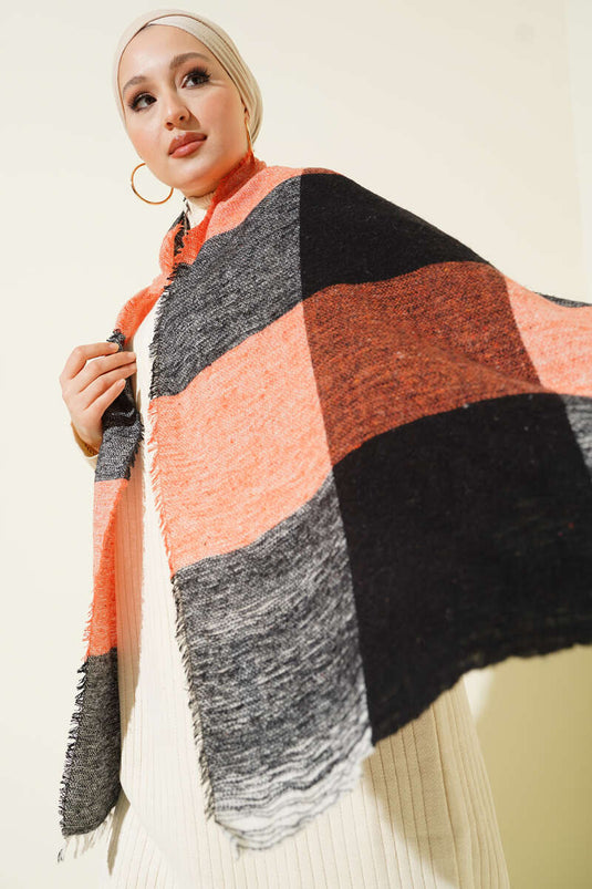 Desenli Omuz Şalı Yavru Ağzı