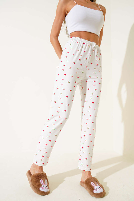 Pyjama mit Kirschblütenmuster