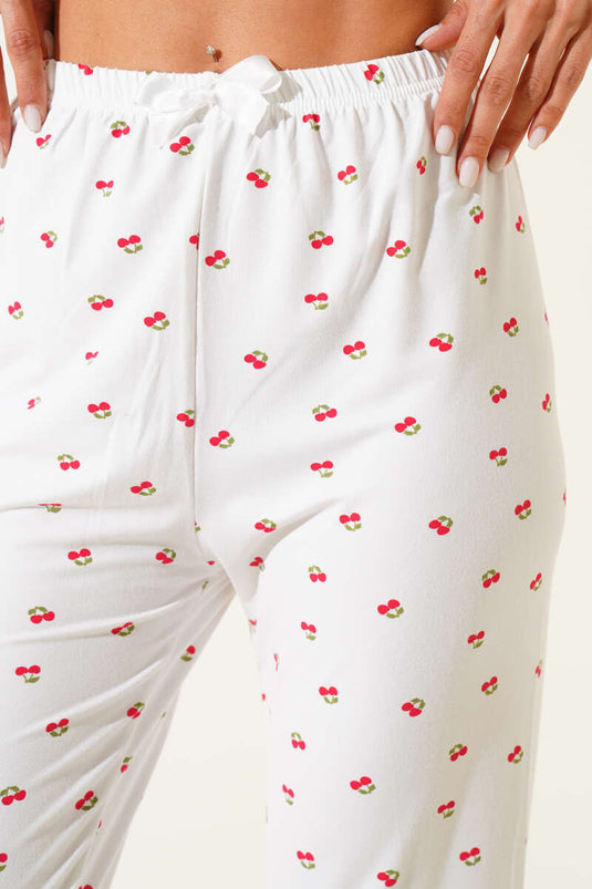 Pyjama mit Kirschblütenmuster