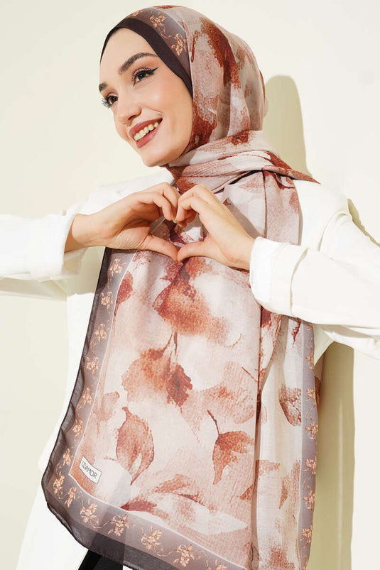 Série de châles doux à motif café assortis 1