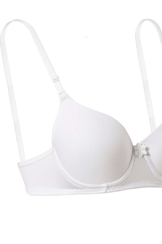 Desteksiz Mikro Sütyen Beyaz