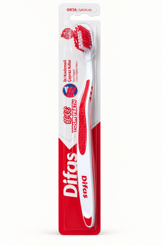 فرشاة أسنان Difaş Love Your Teeth