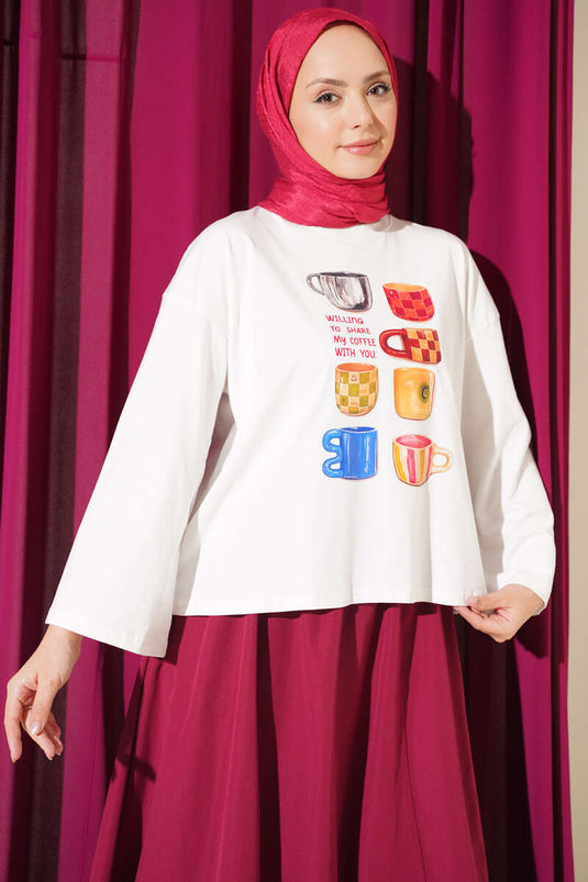 Ensemble De 6 Blouses À Imprimé Numérique Et Détails