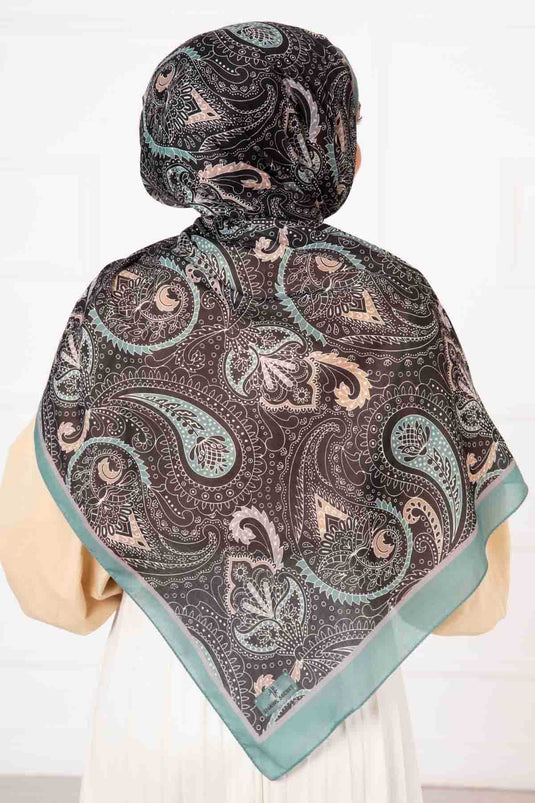 Digital Print Cotton Shawl -5