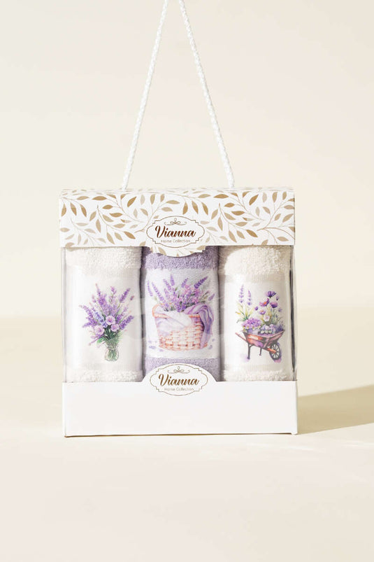 طقم مناشف مطبخ مطبوع رقميًا مكون من 3 قطع (متنوع) 1