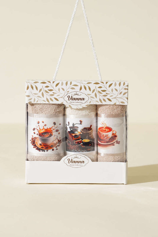 Digitally Printed 3-Piece Kitchen Towel Set (Assorted 4)