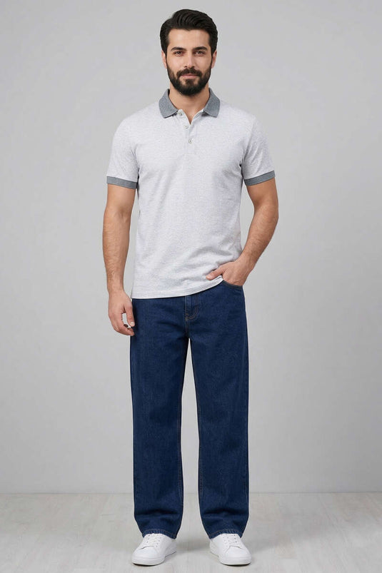 T-shirt uomo grigia con stampa digitale