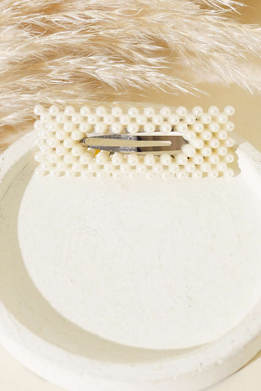 Rectangular Pearl Snap Clasp Pearl