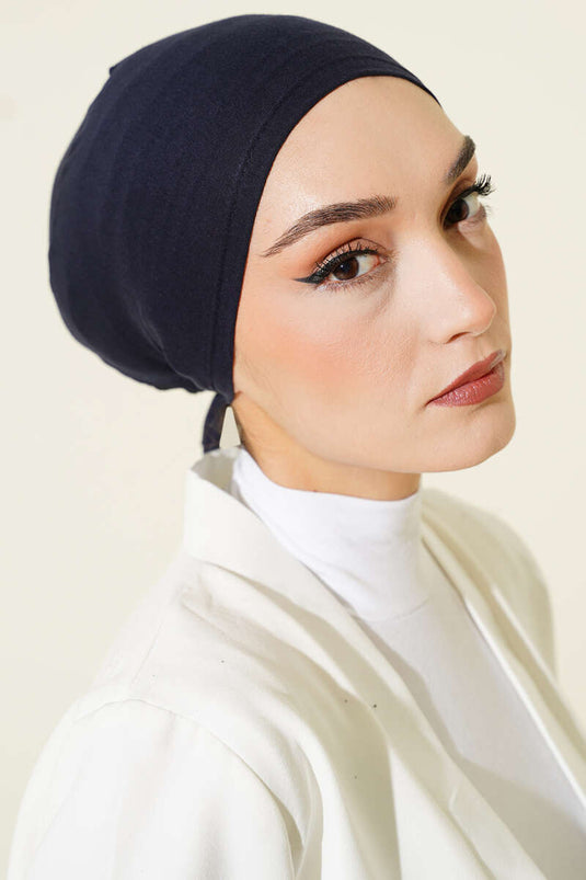 Dikişli Basic Bone Lacivert