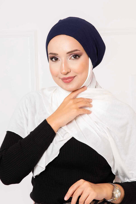 Seamless Bonnet Navy Blue