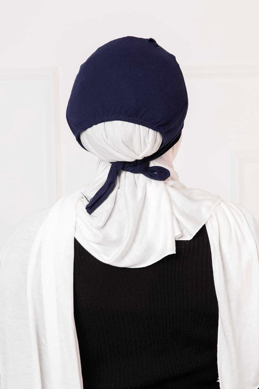 Bonnet Sans Couture Bleu Marine