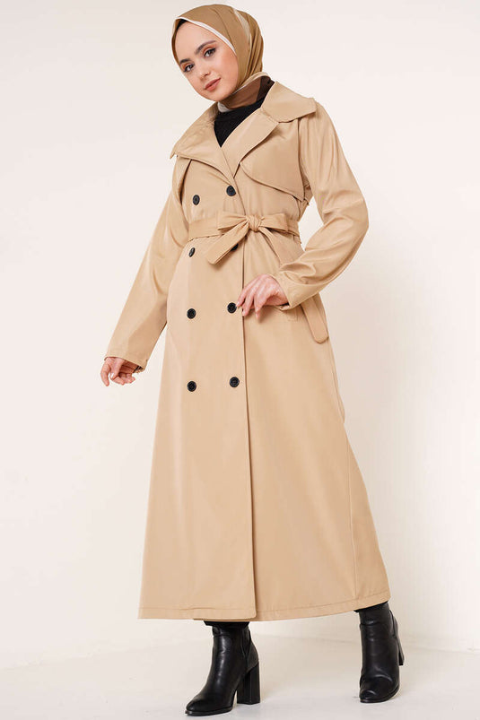 Trench Boutonné Camel