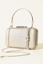 Sac De Soirée Beige Avec Détail À Nouer