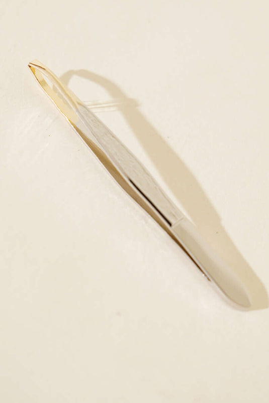 Gerade Pinzette mit goldener Spitze