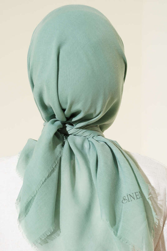 Foulard en coton Düz Flamu Menthe