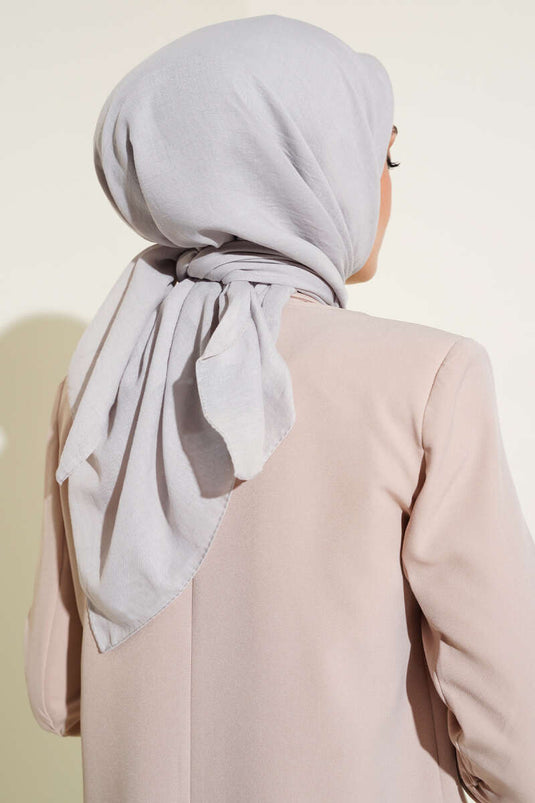 Plain Cotton Scarf Stone