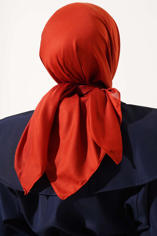 Düz Soft Eşarp Kiremit -98