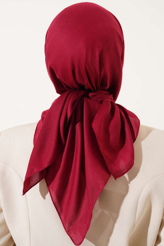 Düz Soft Eşarp Nar Çiçeği -83