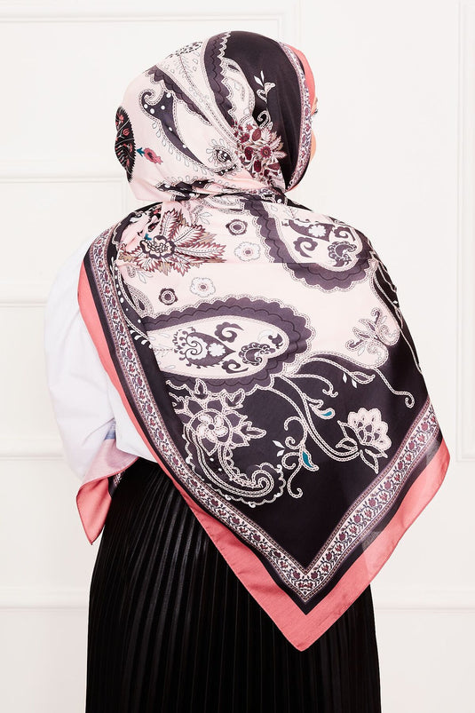 Efsun Pattern Soft Shawl -6