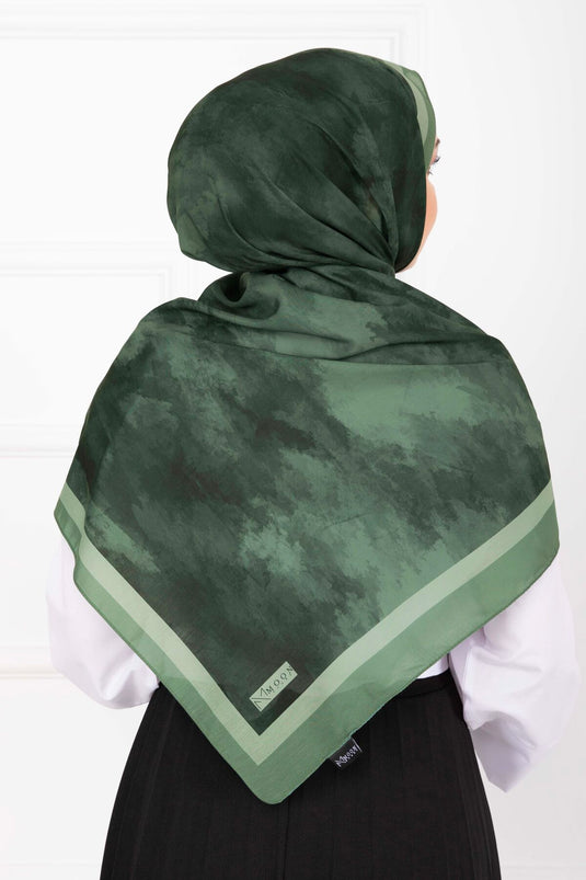 سلسلة الأوشحة المزخرفة أناقة زمرد