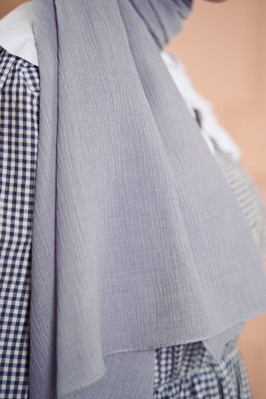 سلسلة أنيقة شال رمادي -55