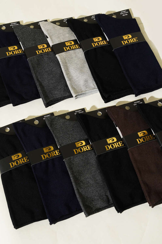 جوارب الكاحل للرجال من الخيزران لمرضى السكري - مجموعة من 12 قطعة