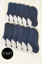 Lot De 12 Chaussettes Sneaker Indigo Pour Homme