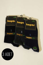 Assortiment de 3 paires de chaussettes en bambou pour hommes 1