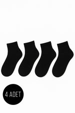 Lot de 4 paires de chaussettes thermiques pour homme, noires