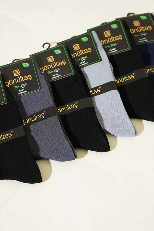 مجموعة جوارب الكاحل المصنوعة من الليكرا والبامبو للرجال، عبوة من 6 قطع 1