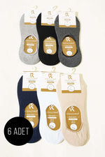 Assortiment De 6 Paires De Chaussettes Ballerines En Coton Peigné Pour Homme 1