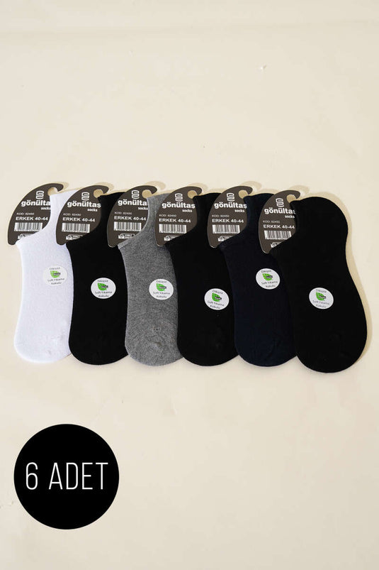 Erkek 6'lı Sneakers Bambu Çorap Asorti 1