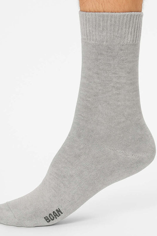 Men's Terry Cloth Ankle Socks Grey