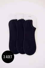 Chaussettes triples pour hommes, noires