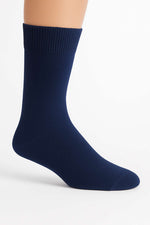 Chaussettes thermiques pour homme, bleu marine