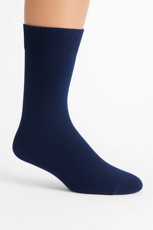 Men's Thermal Ankle Socks, Navy Blue